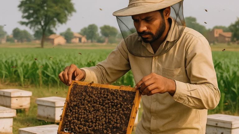 Read more about the article कैसे ग्रामीण युवाओं को मधुमक्खी पालन से रोजगार मिला